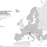 West Nile virus in Europe in 2022 - infections among humans and outbreaks among equids and/or birds, updated 21 July 2022