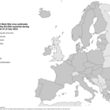 West Nile virus in Europe in 2022 - outbreaks among equids and/or birds, updated 27 July 2022