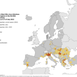 West Nile virus in Europe in 2022 - human cases compared to previous seasons, updated 27 July 2022