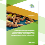 Cover of the 3rd EQA on antimicrobial susceptibility testing for salmonella