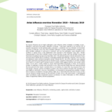Cover of the avian influenza overview, Nov 2018-Feb 2019 Thumbnail