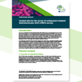 Analysis plan for the survey of carbapenem-resistant Enterobacterales 2025 cover.png