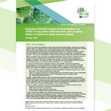 Cover ovverview EU-EEA country recommendations on COVID-19 vaccination Vaxzevria
