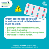 Social media card: Urgent action needed to address antimicrobial resistance