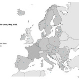 Number of rubella cases by country, EU/EEA and the United Kingdom, May 2020