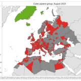 Culex pipiens group - current known distribution: August 2023