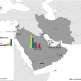 Geographical distribution of confirmed cases of MERS-CoV, by country of infection and year, from April 2012 to July 2023