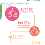 Infographic: Pulmonary tuberculosis in the EU/EEA, 2019 