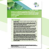 Cover of the report: Guidance on infection prevention and control of coronavirus disease  COVID 19 in migrant and refugee reception and detention centres
