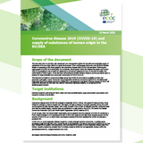 Cover of the report: Coronavirus disease 2019 (COVID-19) and supply of substances of human origin in the EU/EEA Thumbnail