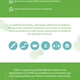 Infographic: COVID-19 prevention and control in care homes