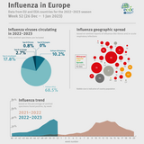 Weekly influenza update, week 52, December 2022