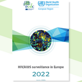 HIV/AIDS surveillance in Europe 2022 report cover