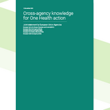 Cover of the statement: "Cross-agency knowledge for One Health action"