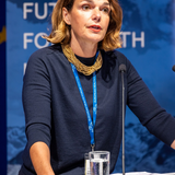 Dr Pamela Rendi-Wagner at the 2024 European Health Forum Gastein, in Bad Hofgastein, Austria.