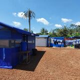 Ebola Treatment Centre, Lilanga Bobangi, Equateur, DRC.  Photo: Iris Finci, Nov. 2020.