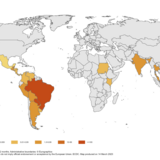 Twelve-month chikungunya virus disease case notification rate per 100 000 population, April 2022 - March 2023