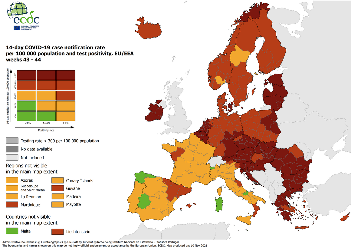 Maps in support of the Council Recommendation on a coordinated 