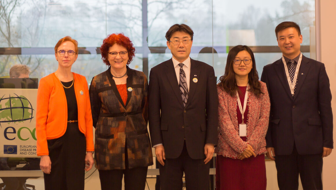 China CDC Director Dr George F. Gao visits ECDC