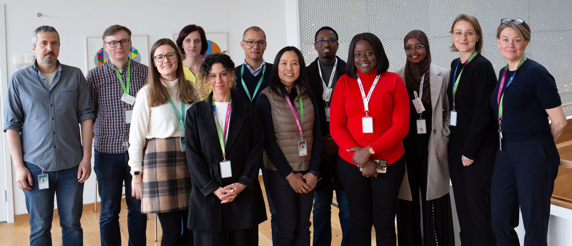 Group photo of experts from the ECDC and the African Centres for Disease Control and Prevention (Africa CDC)