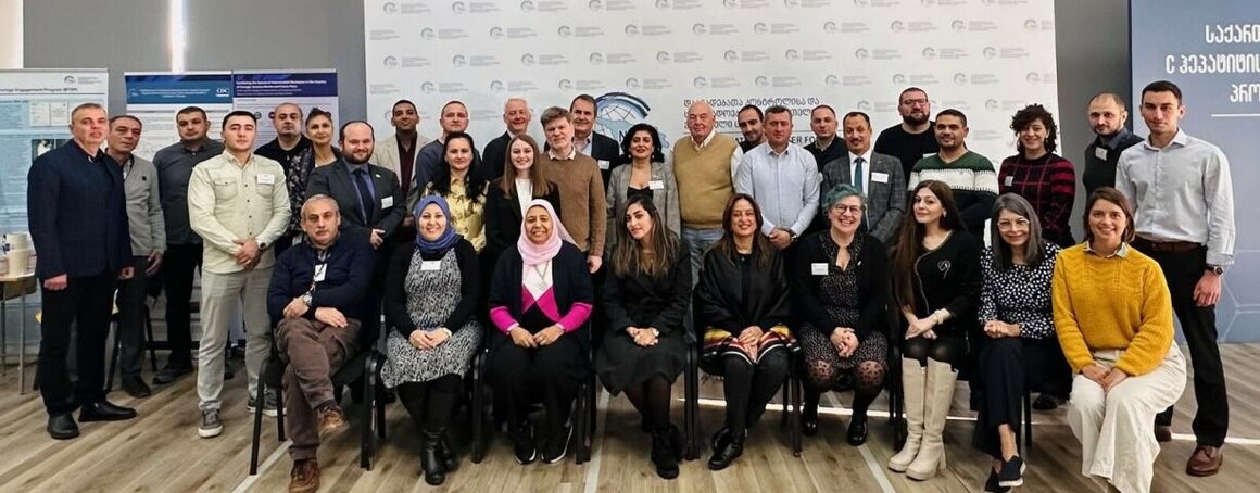 Group photo from training on biorisk awareness and mitigation