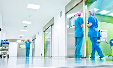 Corridor in hospital. © Istock