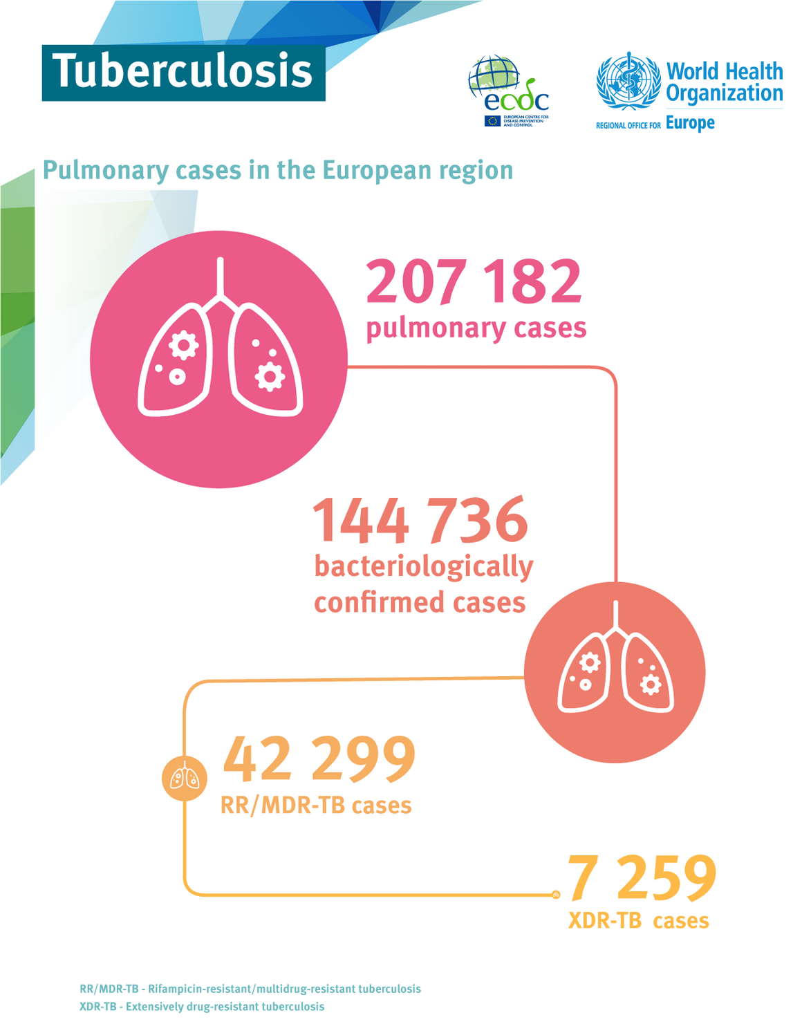 Infographic: Pulmonary tuberculosis in the EU/EEA, 2019