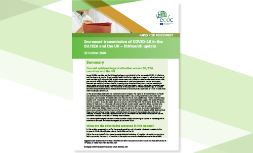 Rapid Risk Assessment: Increased transmission of COVID-19 in the EU/EEA and the UK – thirteenth update