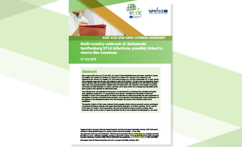  Multi-country outbreak of Salmonella Senftenberg ST14 infections possibly linked to cherry-like tomatoes 
