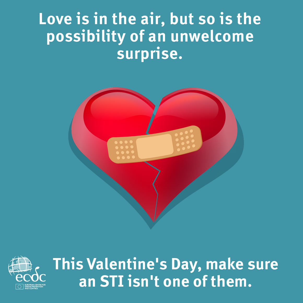 Social media card: Love is in the air