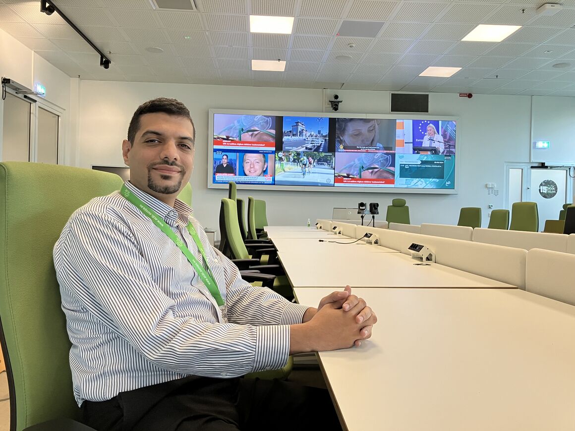 Subhi Alshaer in EOC, ECDC