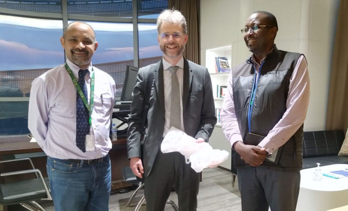 Head of ECDC's Emergency Preparedness and Response section , Thomas Hofmann, visited Africa CDC