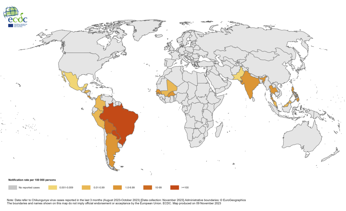 Chikungunya worldwide overview