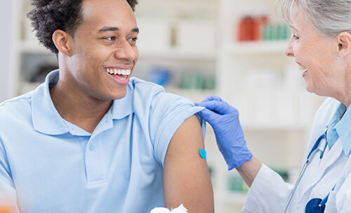 Vaccination in young adults