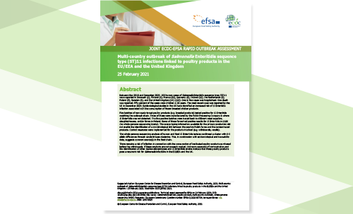  Multi-country outbreak of Salmonella Enteritidis sequence type (ST)11 infections linked to eggs and egg products 