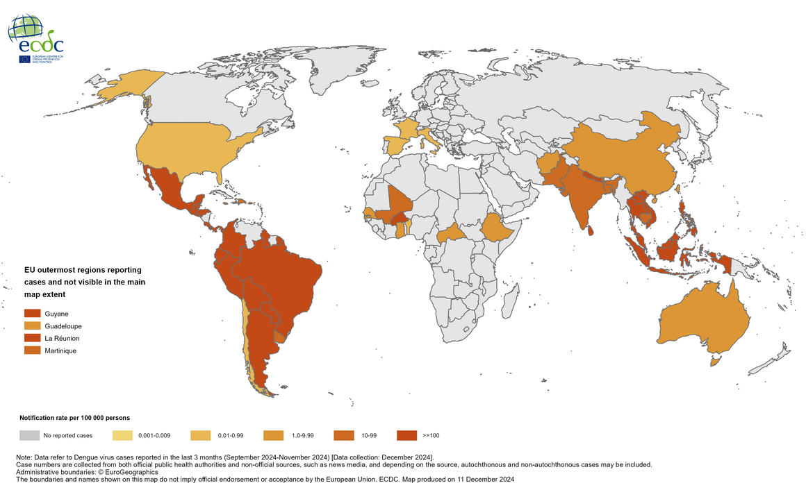 Dengue worldwide overview – European Union