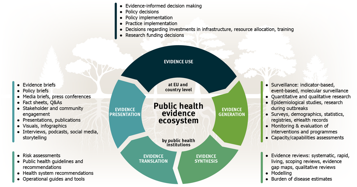 Evidence ecosystem chart