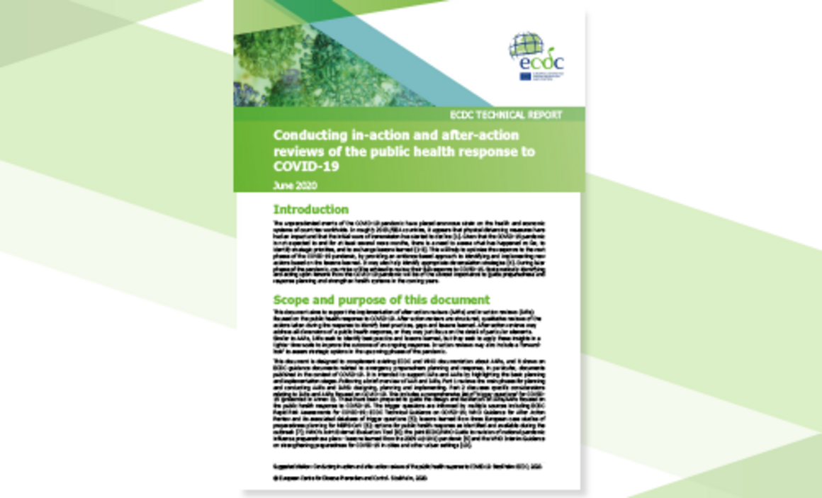 Conducting after-action reviews of the public health response to COVID-19: update