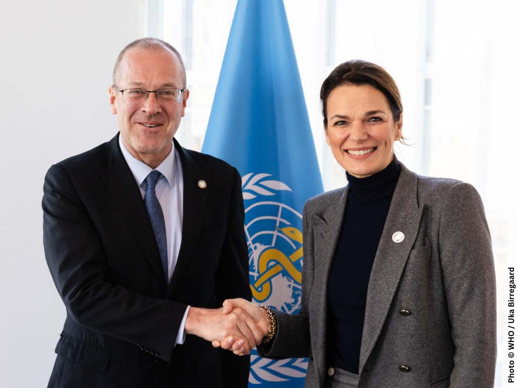 Dr. Hans Kluge, Regional Director, WHO Europe Dr Pamela Rendi-Wagner ECDC Director