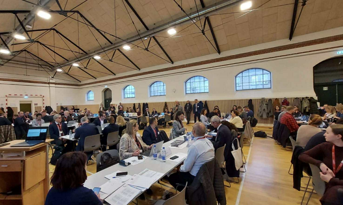 Picture from simulation exercise in Denmark