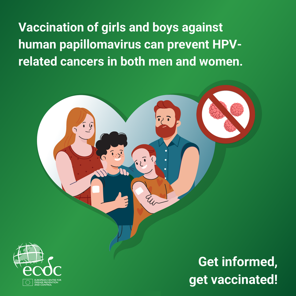 Social media card: HPV vaccine