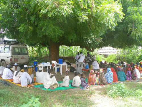 EPIET Postcard from the field, training for interviewers during emergency response mission to fight malaria in Chad
