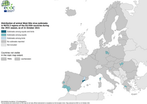 West Nile virus in Europe in 2021 - outbreaks among equids and/or birds, updated 21 October 2021