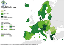 Testing rates per 100 000 inhabitants, updated 6 May 2021