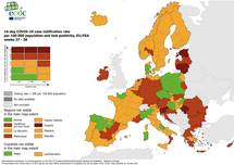 Combined indicator: 14-day notification rate, testing rate and test positivity, updated 30 September 2021