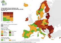 Combined indicator: 14-day notification rate, testing rate and test positivity, updated 21 October 2021