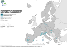 West Nile virus in Europe in 2022 - outbreaks among equids and/or birds, updated 28 September 2022