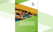 Cover of the 3rd EQA on antimicrobial susceptibility testing for salmonella