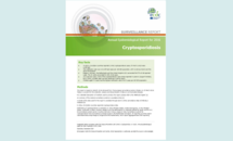 Cover of the AER for cryptosporidiosis 2016 Thumbnail
