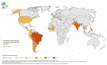 12-month Chikungunya virus disease case notification rate per 100 000 population, October 2023-September 2024